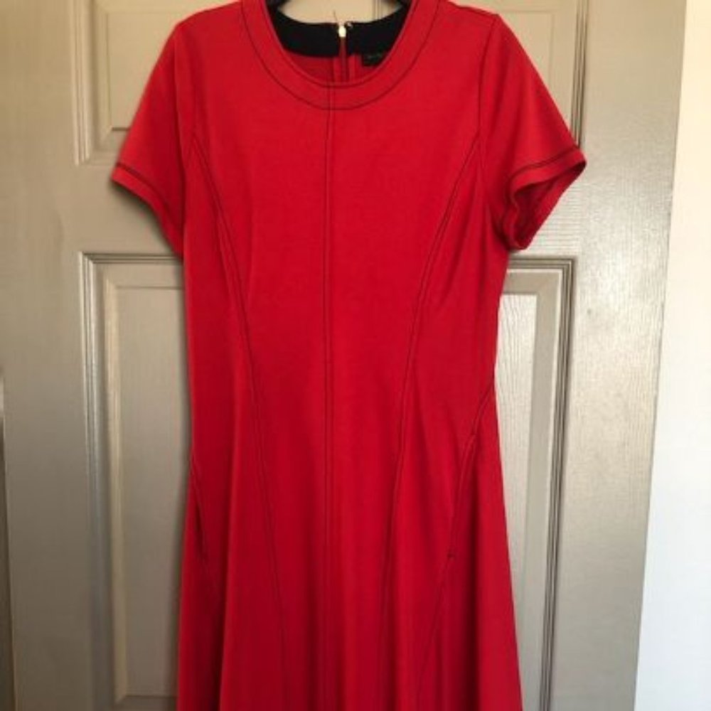 Donna Karen New York Dress: Color  Buried Orange.